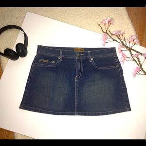XOXO Women’s mini Jean Skirt